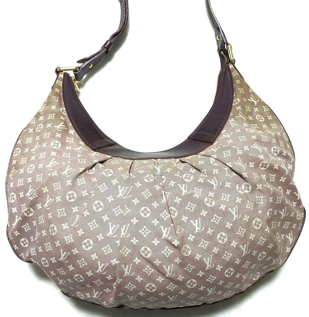 希少品 ルイヴィトン　ショルダーバッグ ラプソディーMM モノグラムミニ セピア