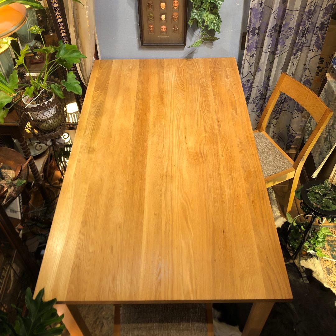 Sale 美品　無印良品　オークソリッド　ダイニングテーブル
