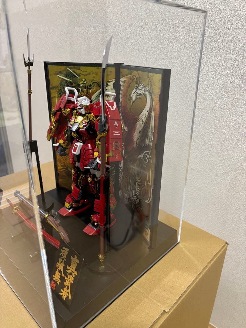 ガンプラ　MG 真武者ガンダム　戦国の陣　アクリルケース付き