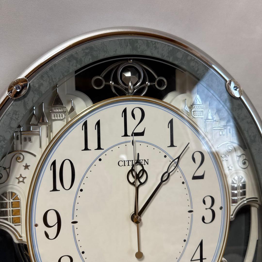 【未使用】CITIZEN シチズン　電波時計4MN512AZ05 時報付掛時計