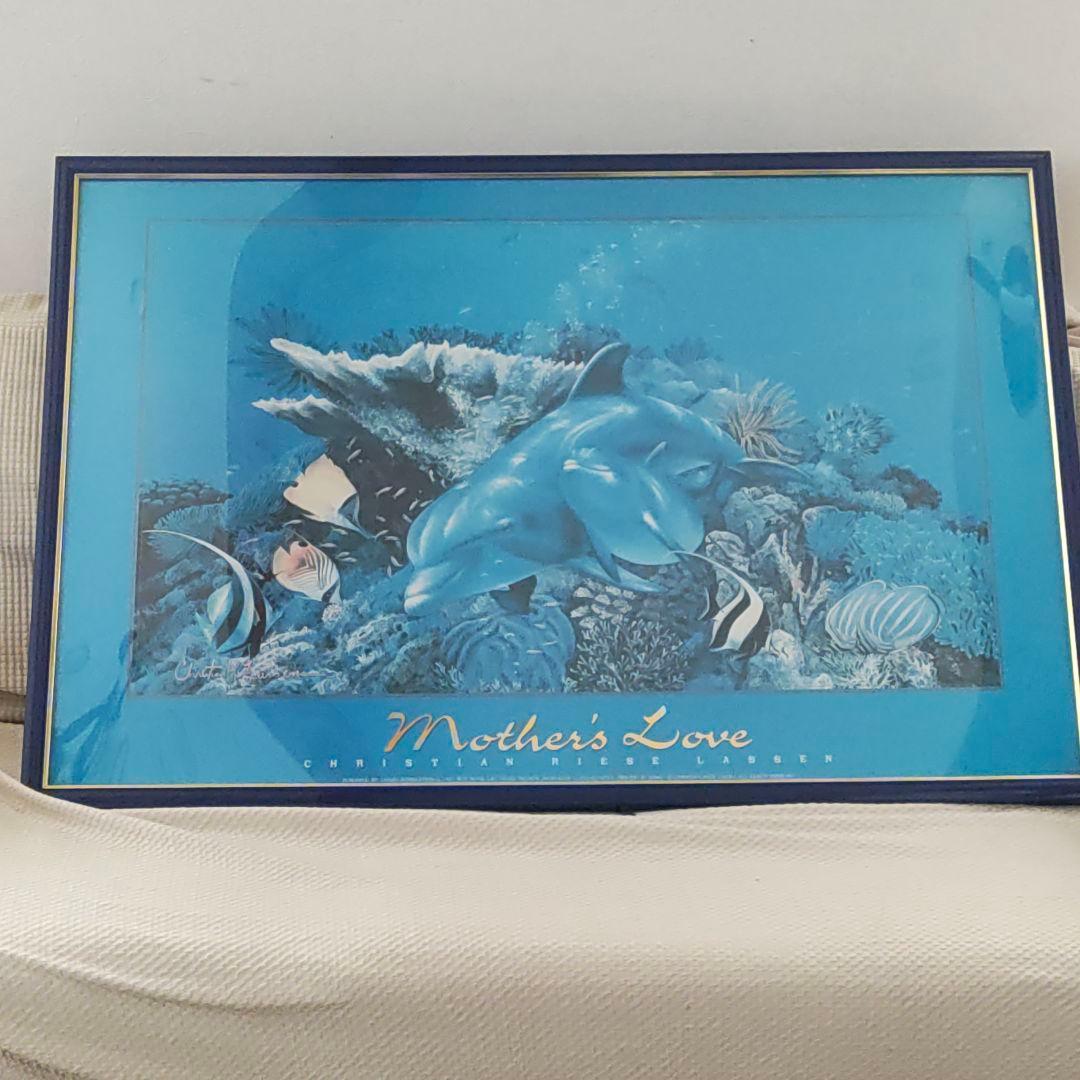 Mother's Love クリスチャン　ラッセン フレーム付き