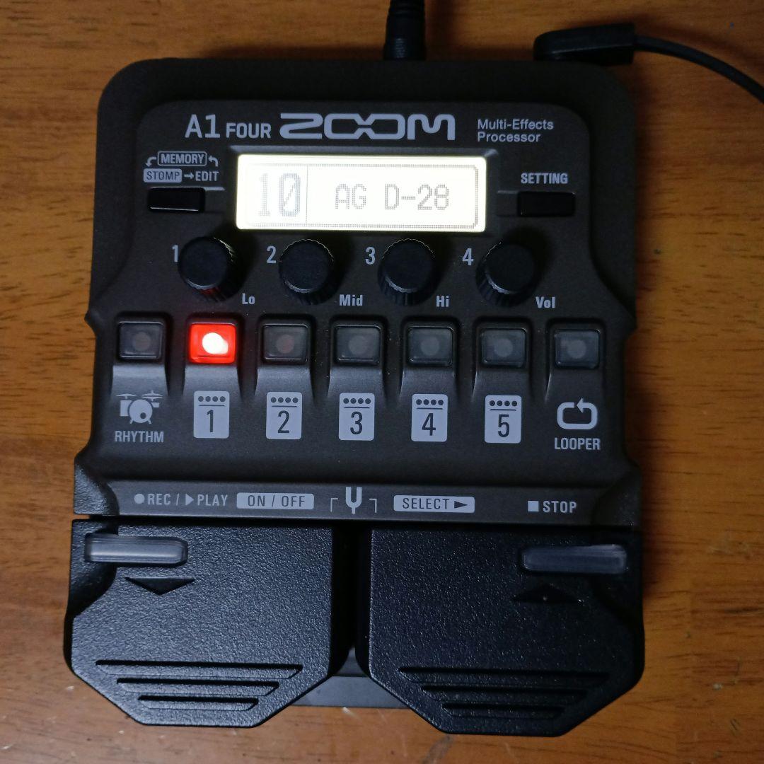 ZOOM A1 FOUR マルチエフェクトプロセッサー アコースティック楽器用