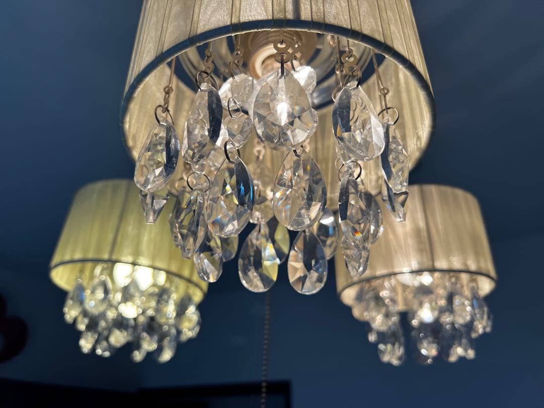 ことぶき様】フランフラン シャンデリア Franc Franc クリスタル照明