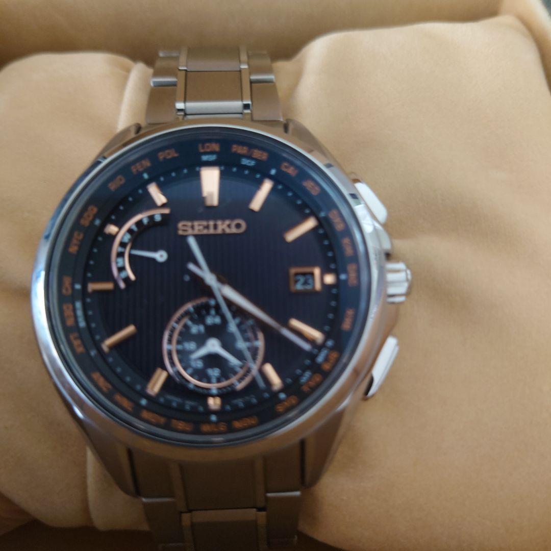 SEIKO セイコーブライツ 電波ソーラー チタン 8B63−OAVO