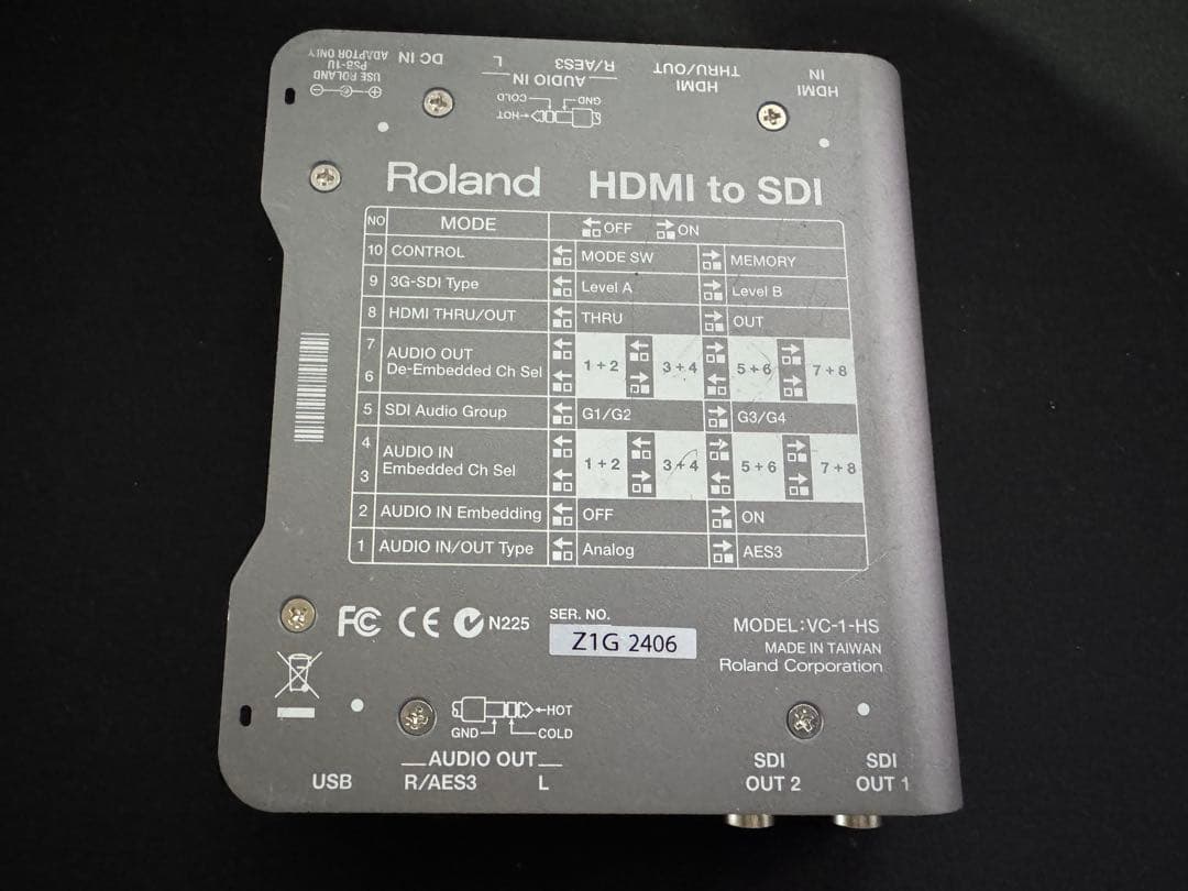 特別テレビ・オーディオ・カメラ - Roland VC-1-HS HDMI to SDI