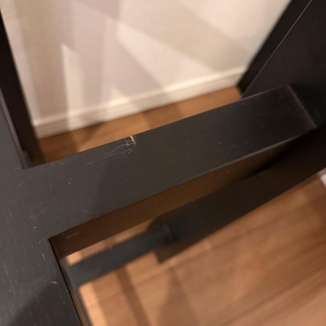 一枚板　ダイニングテーブル脚　木製　※もう1つの出品とセットでご購入ください