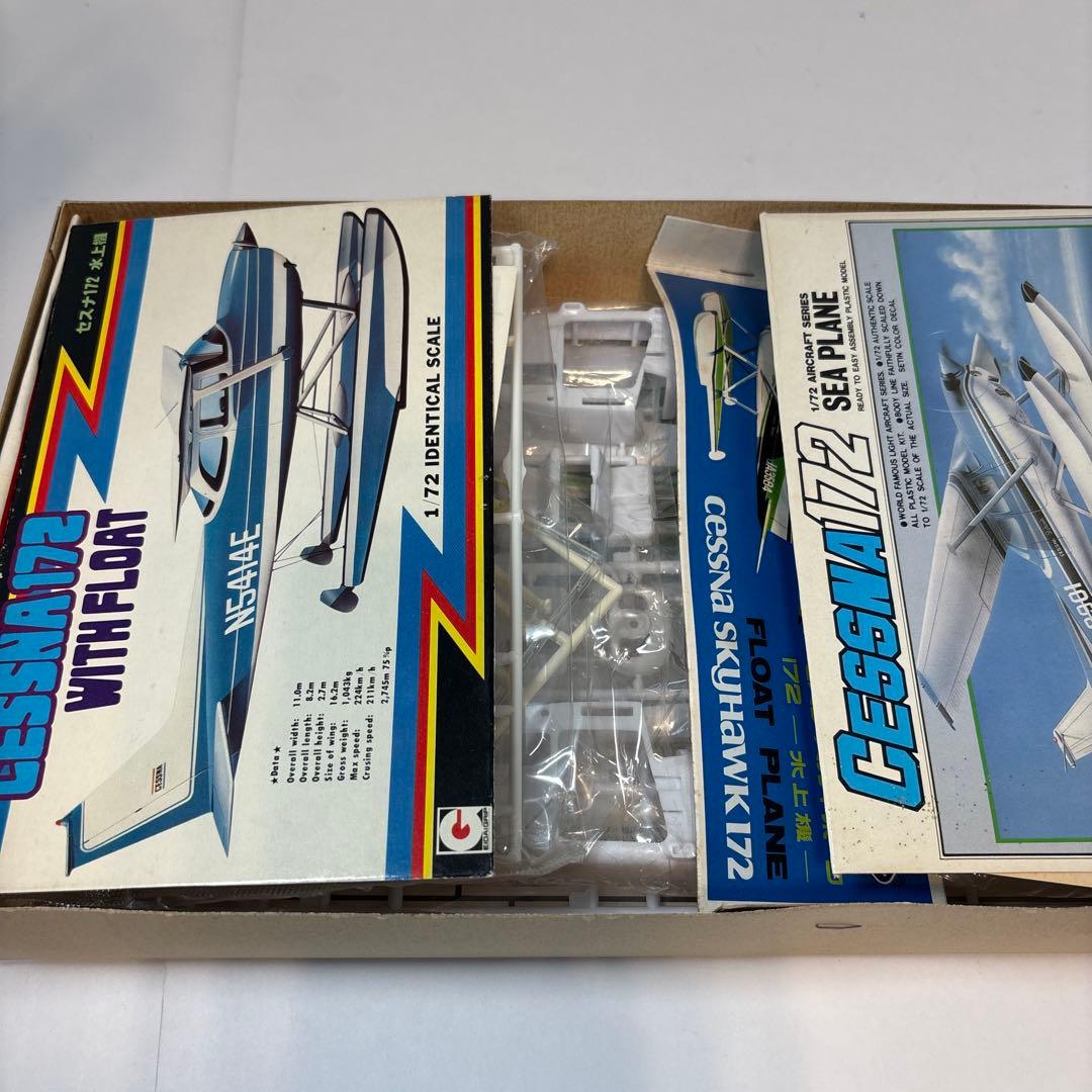 セット】セスナ172 スカイホーク フロートタイプ1/36,1/48,1/72