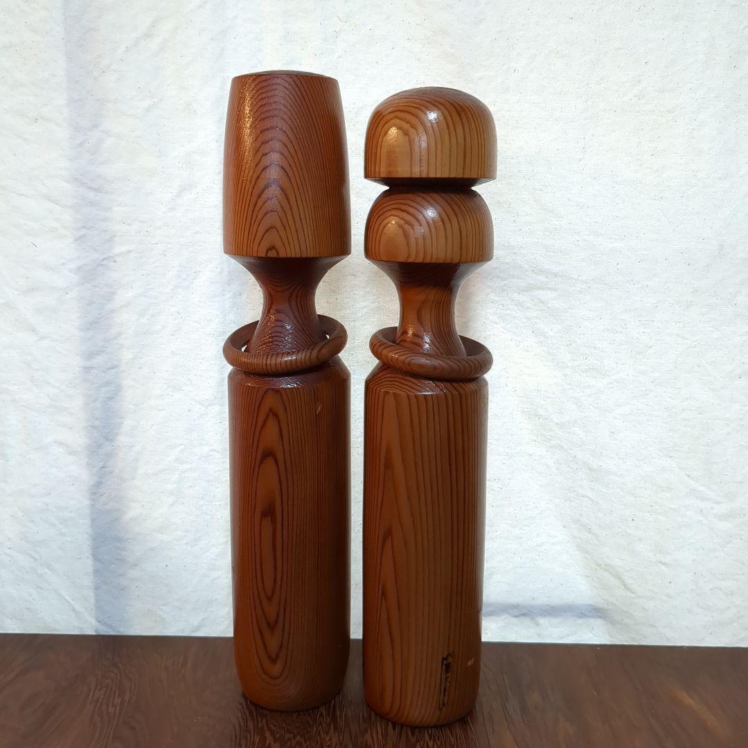 屋久杉 夫婦こけし人形 - メルカリ