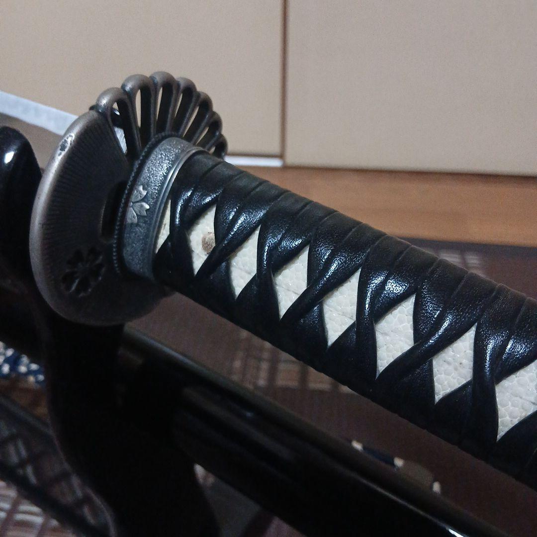 最上級高級居合刀　桜肥後真剣拵(模擬刀　模造刀)