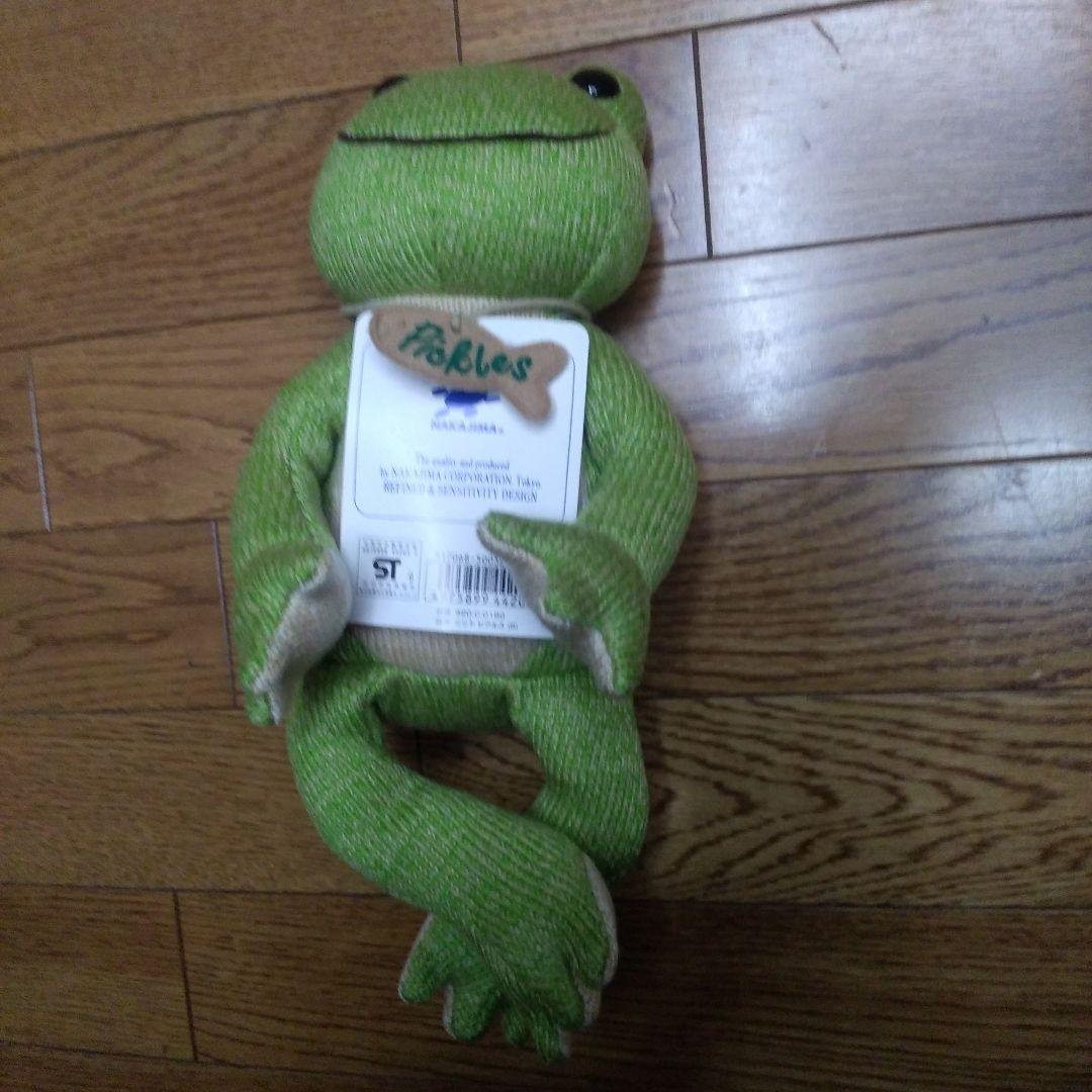 が*ー様 かえるのピクルス ぬいぐるみ　全長約30cm