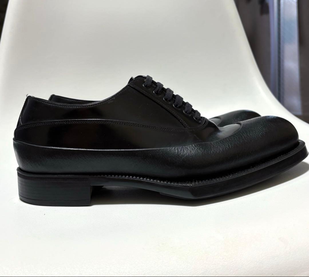 名作 プラダ12AW ラバーソールドレスシューズ6 美品
