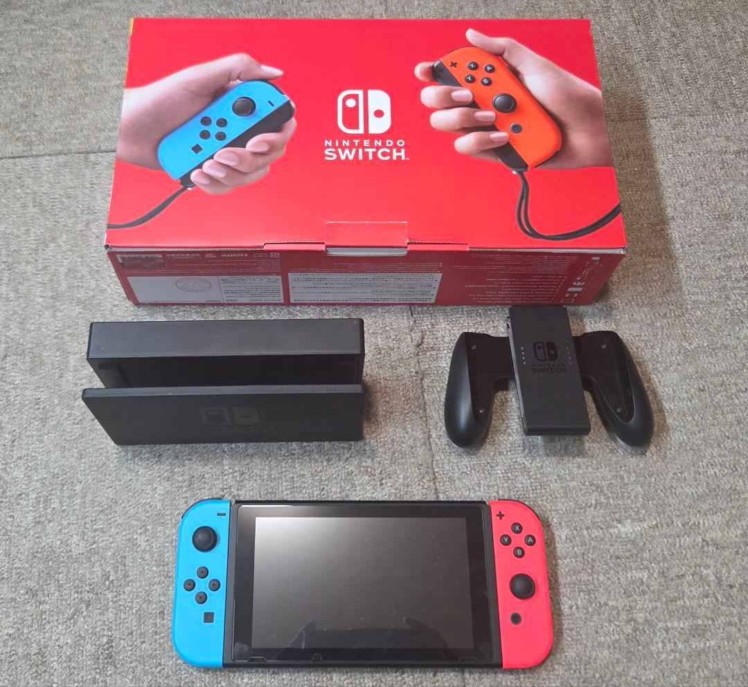 Nintendo Switch 赤/青 Joy-Con 本体 （中古美品）