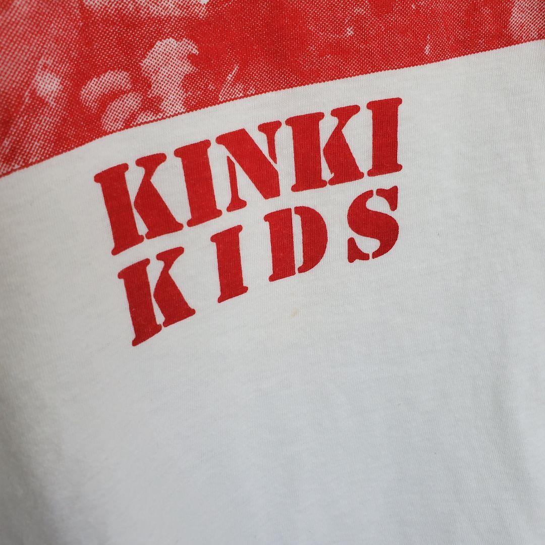 90´s KinKi Kids 半袖 Tシャツ キンキキッズ ジャニーズ白赤