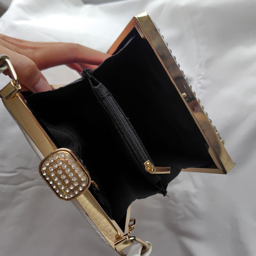 【未使用】ビジュー　ハンドバッグ