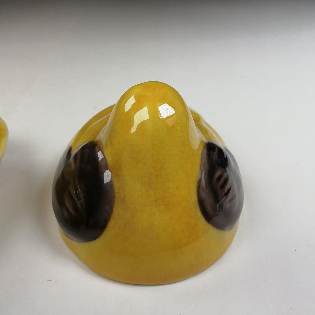 W40 香合 『交趾花喰鳥』『手塚祥堂 造』 共箱 茶道具