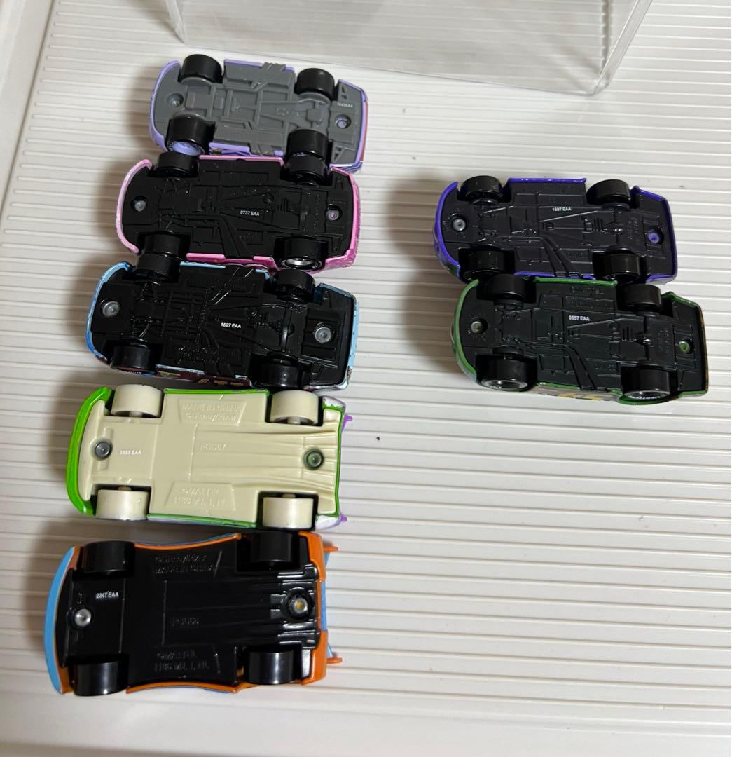 カーズ、ミニカー、マテル、レーシングカー（68番、117番、54番