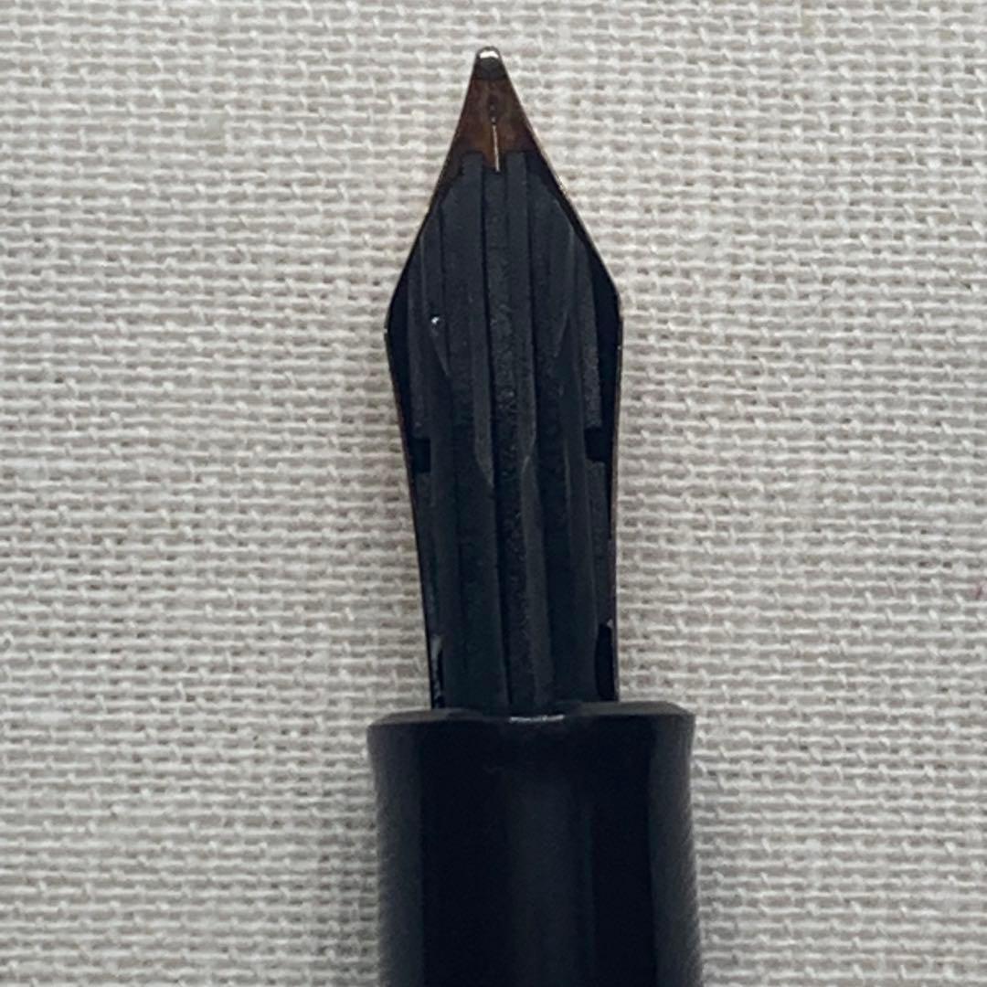 ペリカン 400NN トータス ブラウン ストライプ 万年筆 14C M