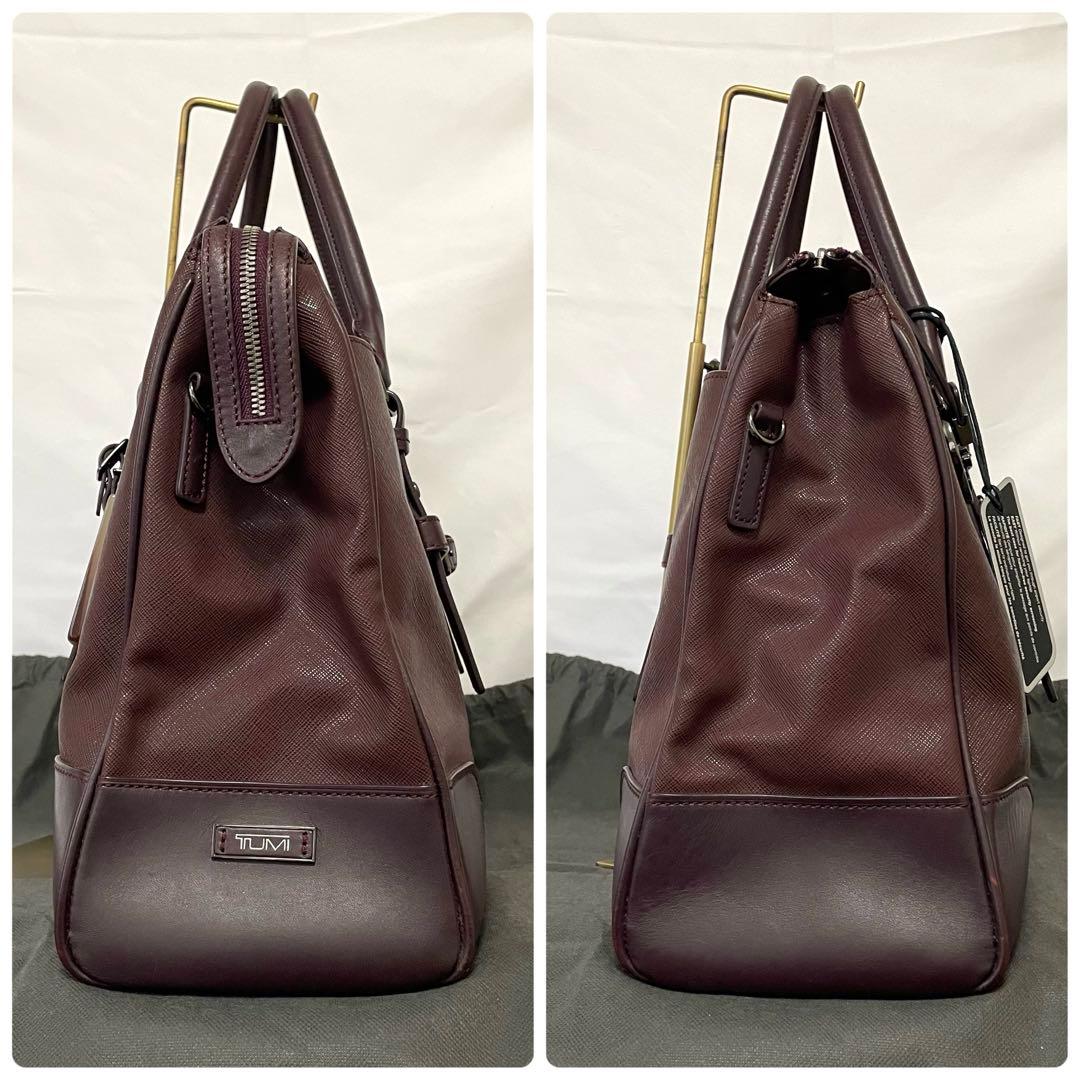 TUMI 2WAY トート レザー T-PASS搭載 PCケース付