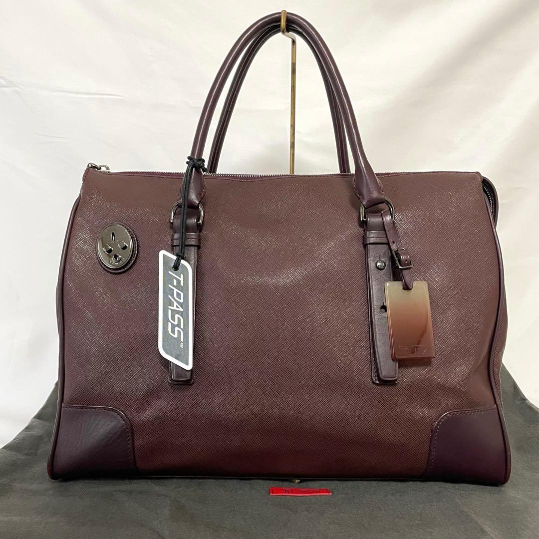 TUMI 2WAY トート レザー T-PASS搭載 PCケース付