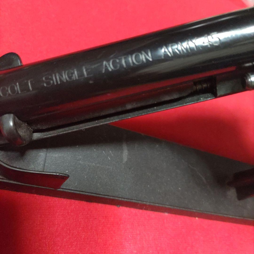 マルシンSAAコルト45ブラック＆シルバーガスガン！ガス漏れ無し完全可動品！