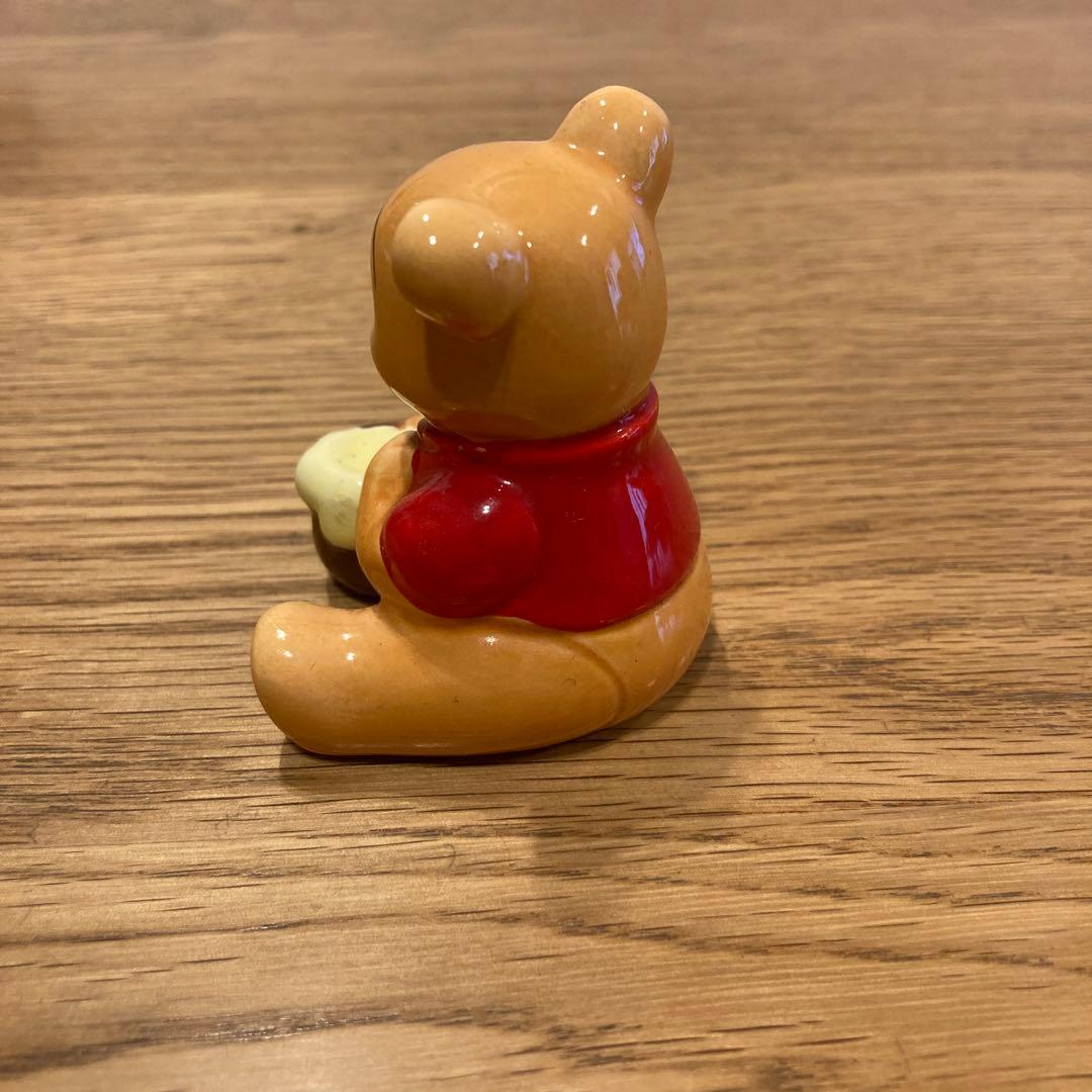 東京ディズニーランド シー クマのプーさん プーさん 置物 置き物 陶器