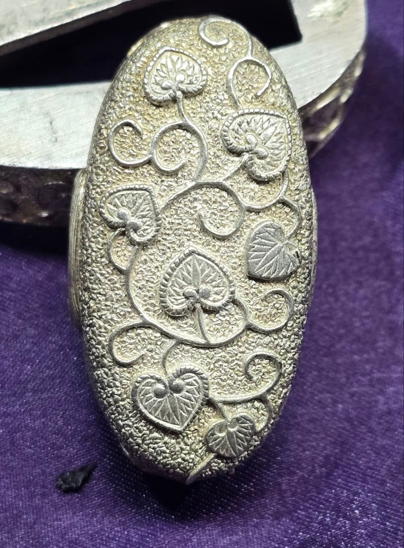 拵金具一作 銀地 3点 刀装具