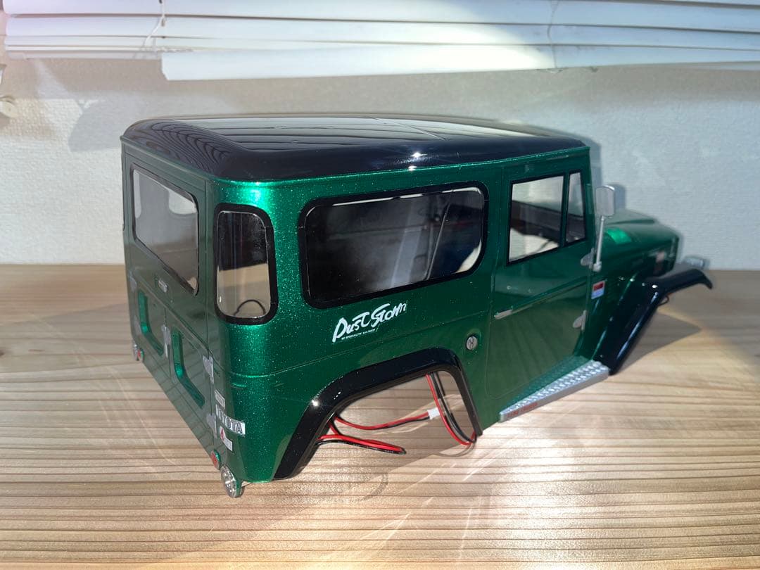 タミヤ　ランクル 40 パールグリーン　ボディ　cr-01 cc-02