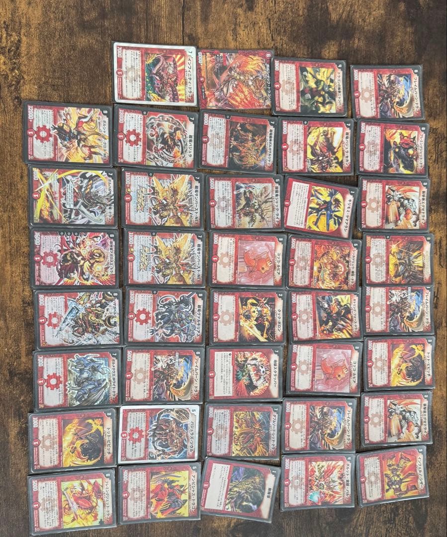 デュエルマスターズ火文明・ドラゴンデッキ 初期カード・レアカード