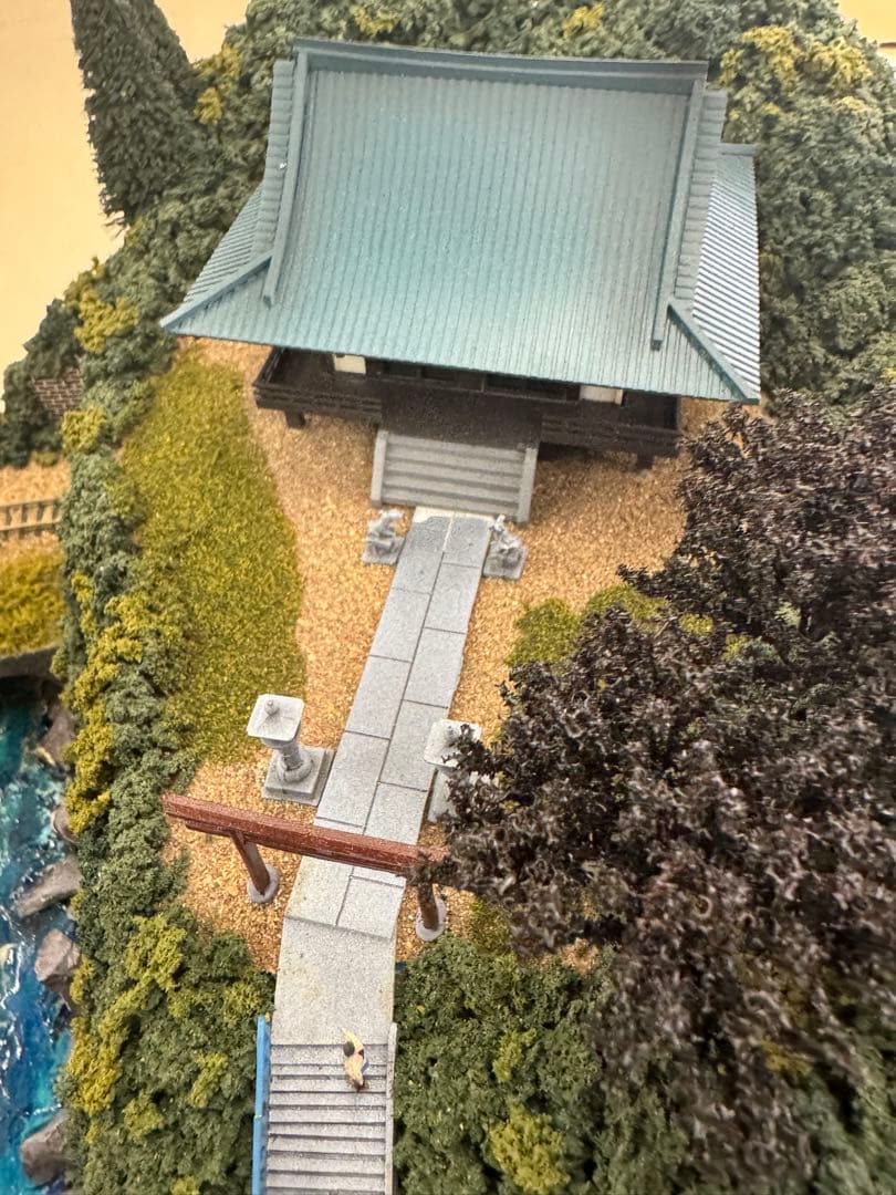 引き取り ジオラマ◇昭和ふるさと鉄道◇完成版鉄道風景模型 東京書芸館