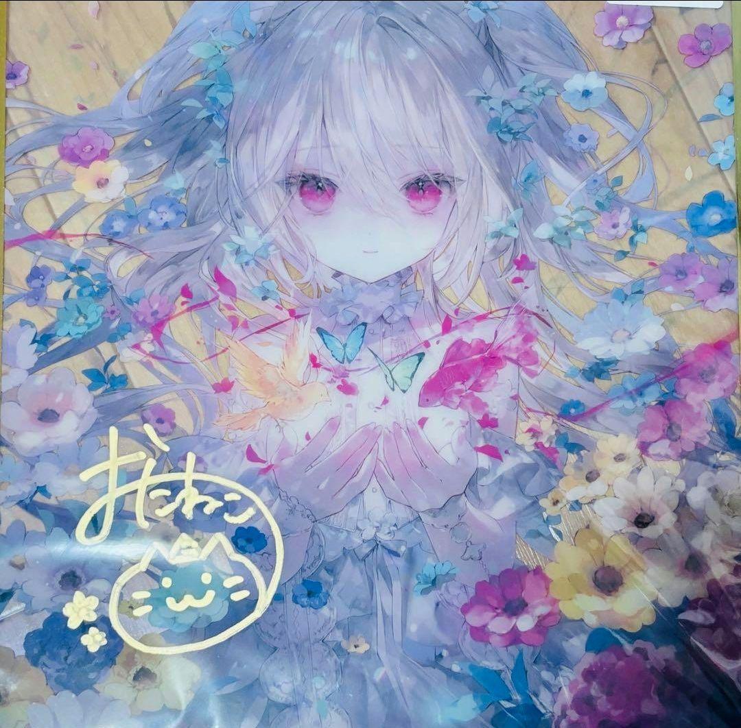 おにねこ直筆サイン入り】クリア色紙『Breath of life』 - メルカリ