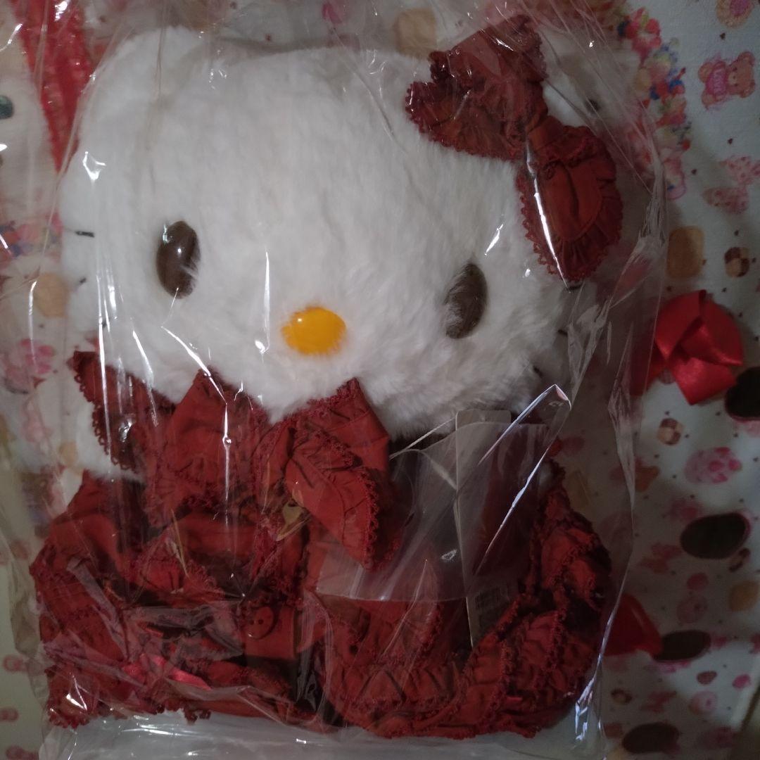 ♡ピンクハウス　ハローキティ　ぬいぐるみ♡ネコ耳フードワンピース