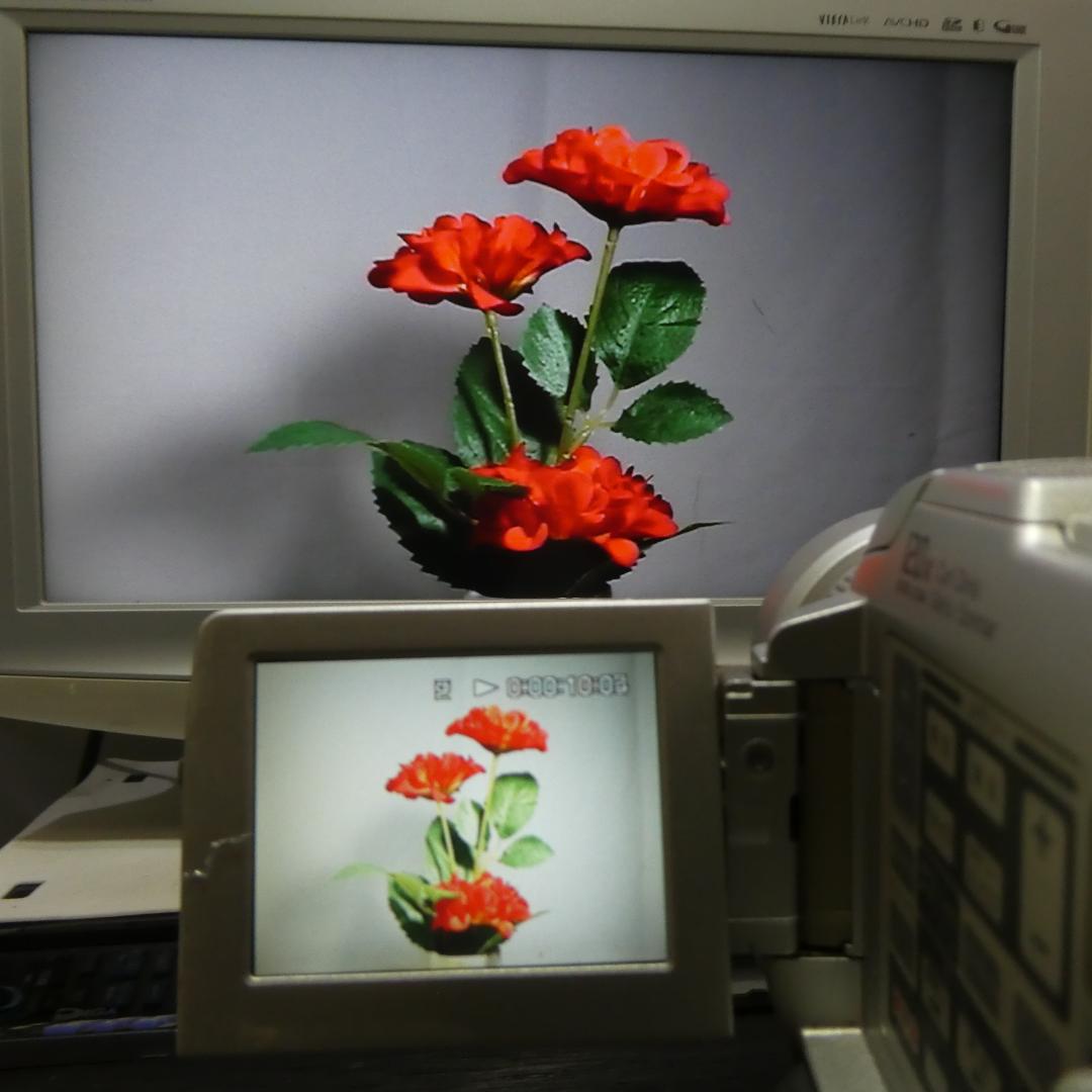 動作品 ソニーDCR-PC110 MiniDV ビデオカメラ DVDダビングに