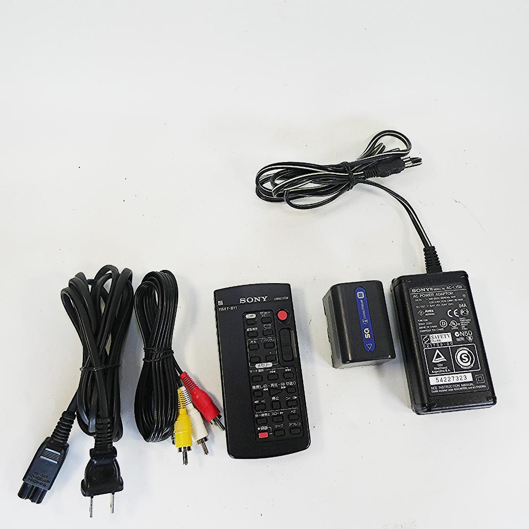 動作品 ソニーDCR-PC110 MiniDV ビデオカメラ DVDダビングに