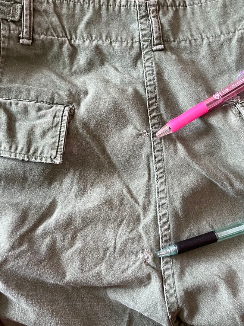 '67 ジャングルファティーグ Pantsノンリップ3rd U.S.ARMY