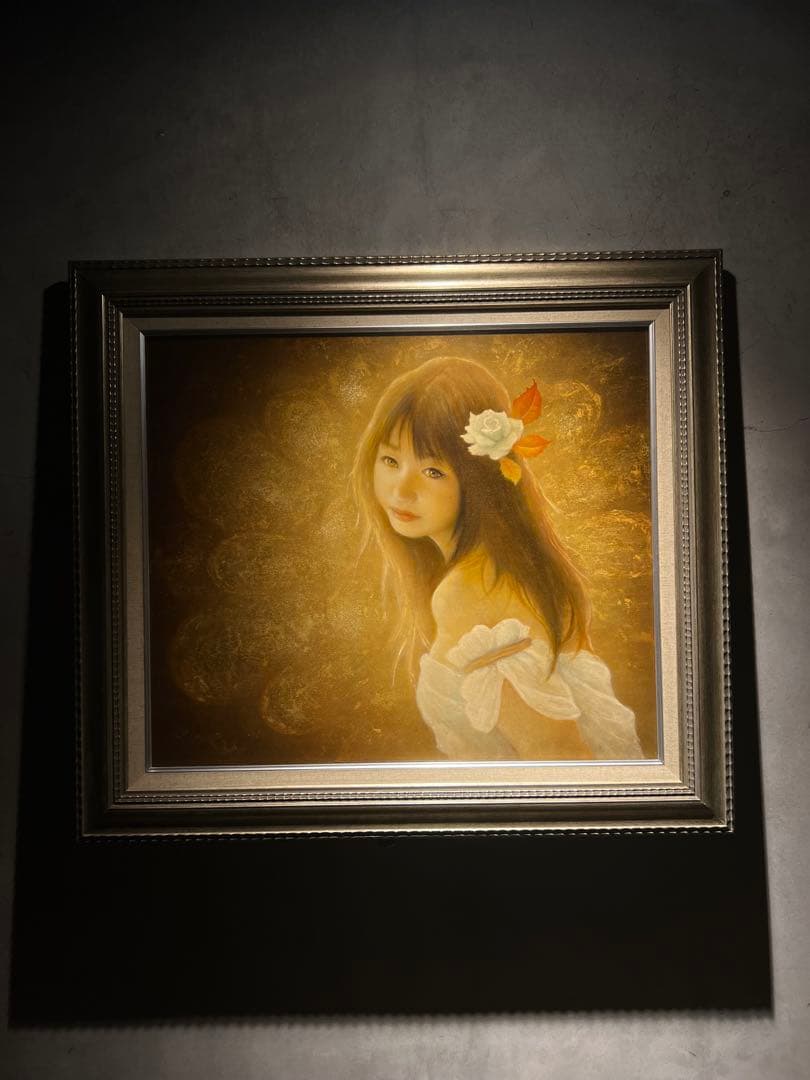 リアリズム　杉山慎一郎　【美人画】　直筆サインあり