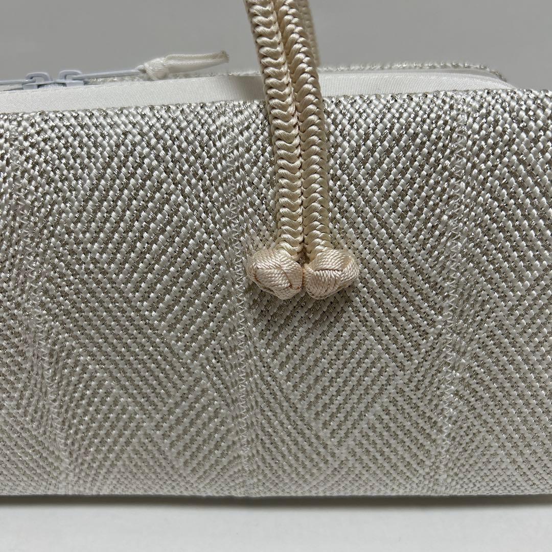 和装バック　利休バッグ　横長の型　小田巻付き　バッグ　組織り　衿秀　和想庵　着物