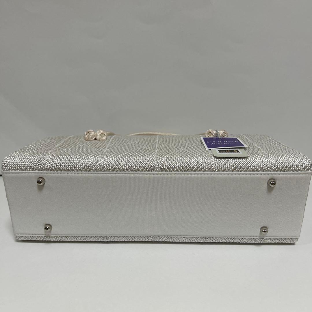 和装バック　利休バッグ　横長の型　小田巻付き　バッグ　組織り　衿秀　和想庵　着物