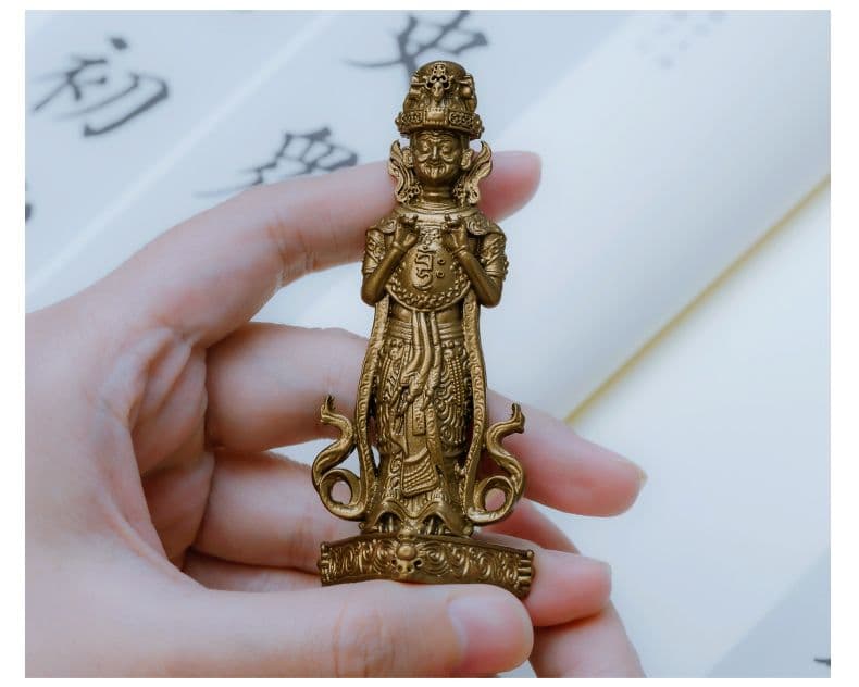 仏教美術 ザキラム仏像 禅意茶台 文机 鎮宅 辟邪 開運 風水 招財 置物