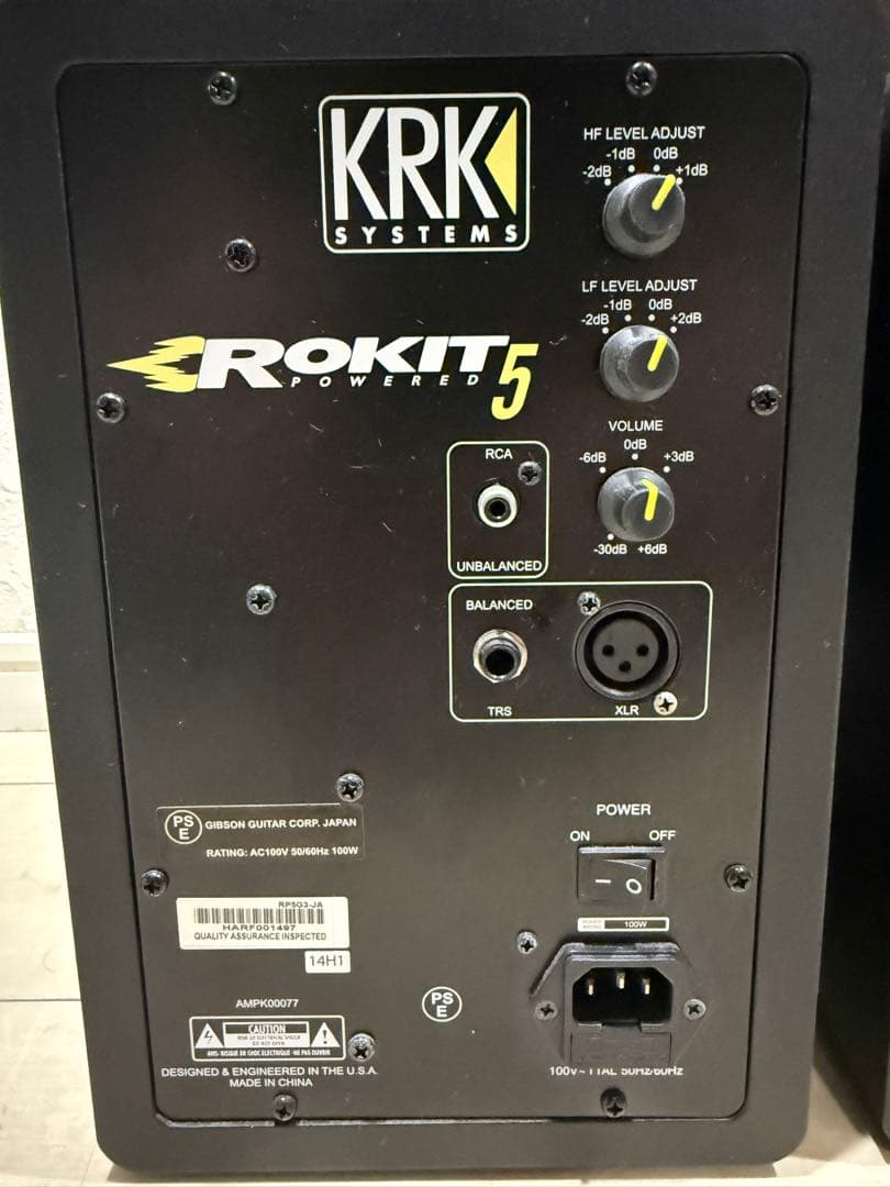 【美品】KRKモニタースピーカー　ROKIT 5 G3