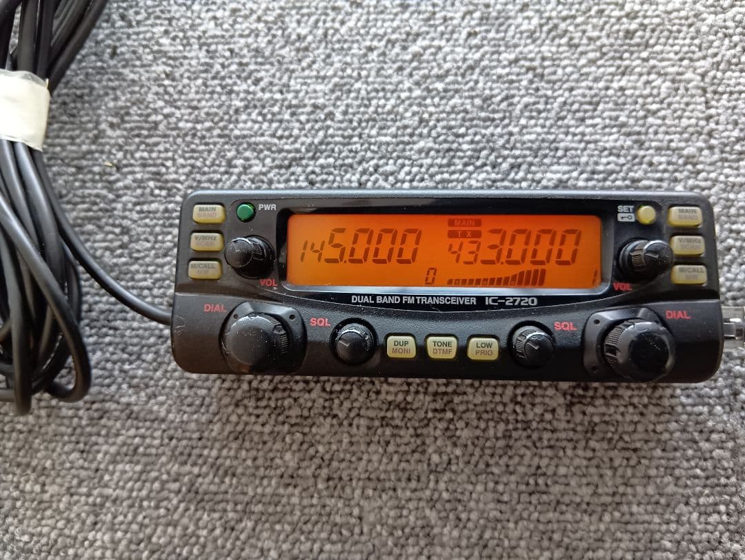 icom IC-2720 デュアルバンド 20w アマチュア無線