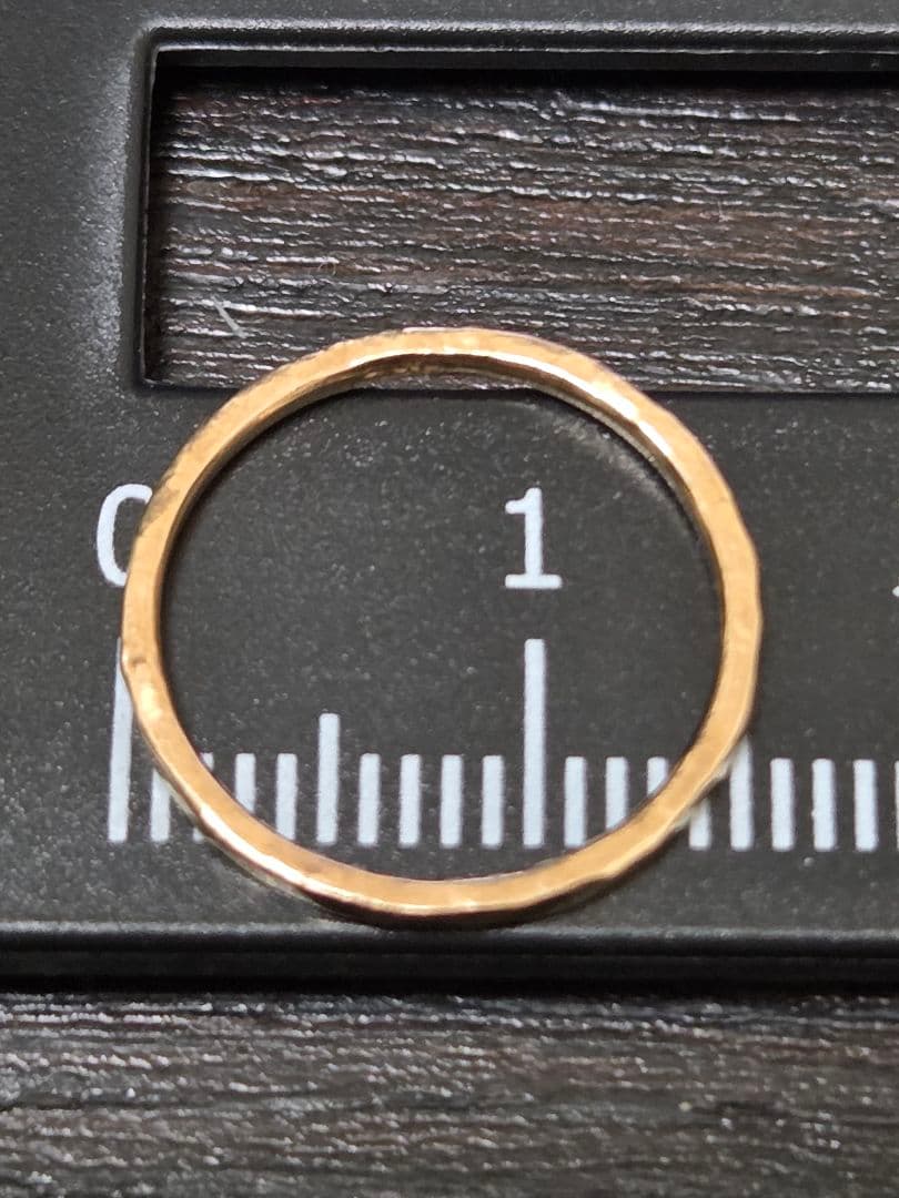 agete k10ピンキーリング　4号