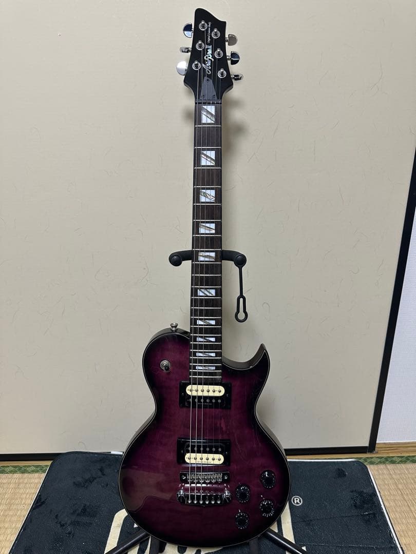 Aria pro ii Duncan Designed搭載パープルエレキギター Aria Pro II ZZ Guitar 1985 (Japan) Dark Lavender All Original