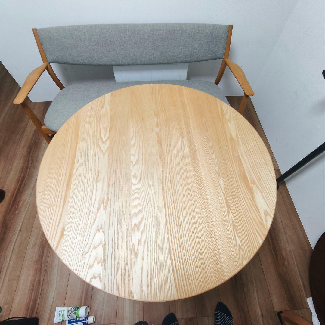 カンディーハウス KOTONラウンドテーブル φ90 美品 ダイニングテーブル