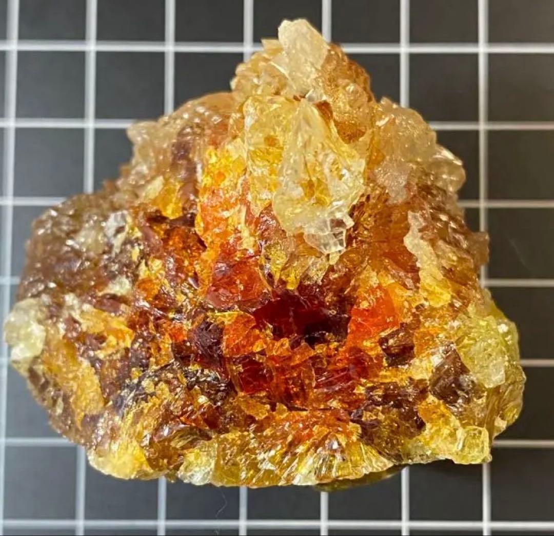 ジンカイト 紅亜鉛鉱 ポーランド産 228g 合成 天然石 鉱物 原石