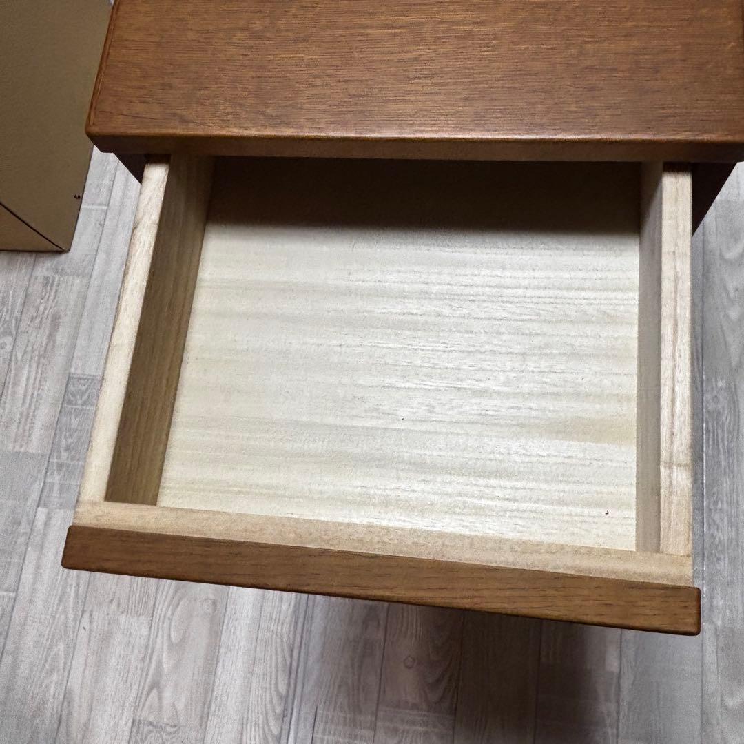 浜本工芸 電話台 木製電話台・ファックス台 引き出し付 本棚 マガジン