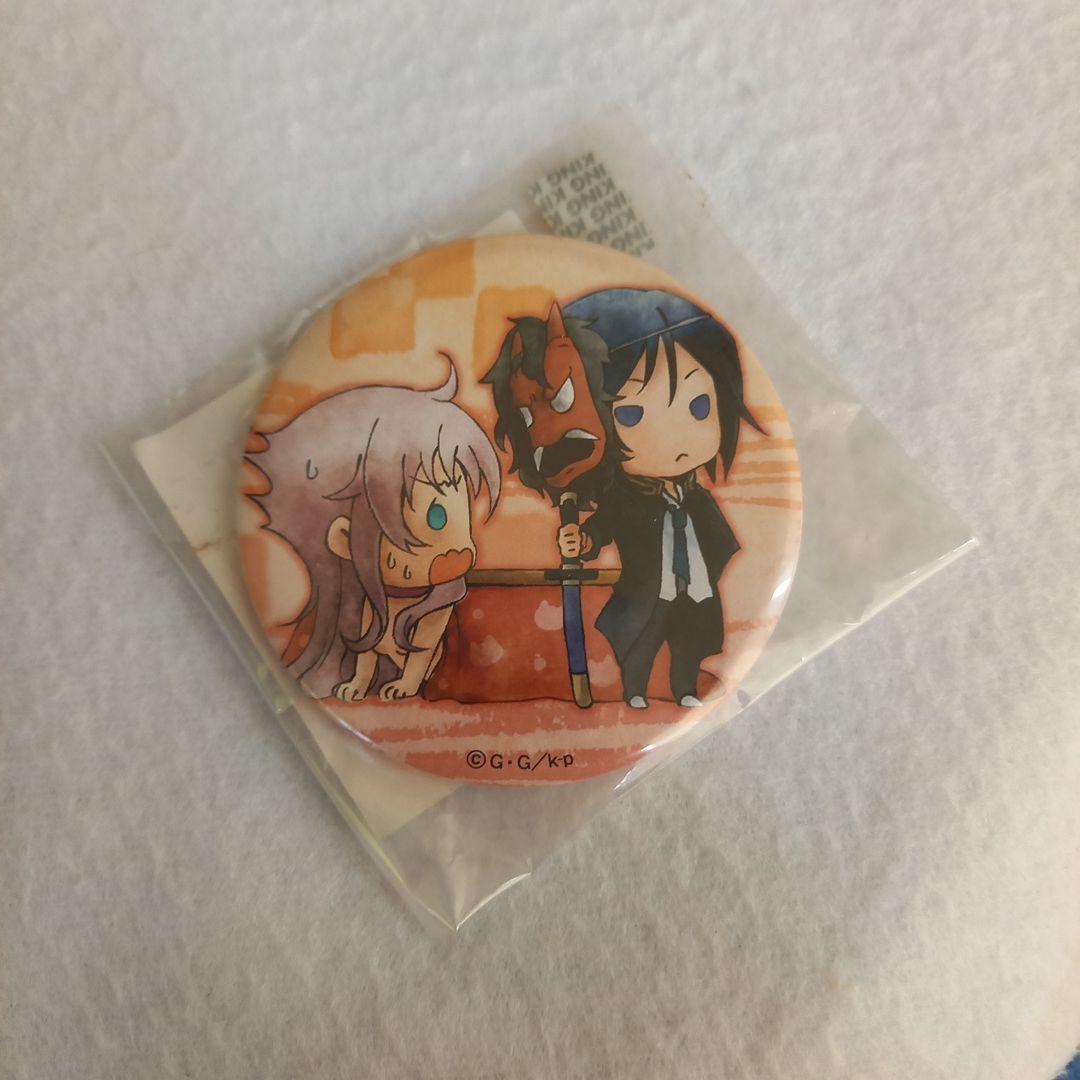アニメK MISSING KINGS 夜刀神狗朗 ネコ 缶バッジ - メルカリ