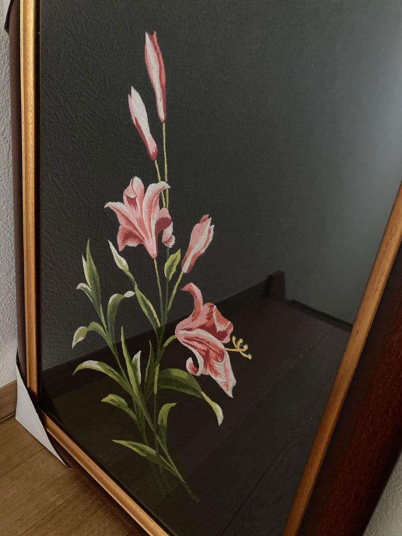 刺繍の絵、半額で