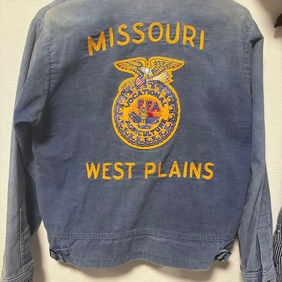 FFAジャケット 70s ヴィンテージ 古着 フェード ミズーリ州 USA