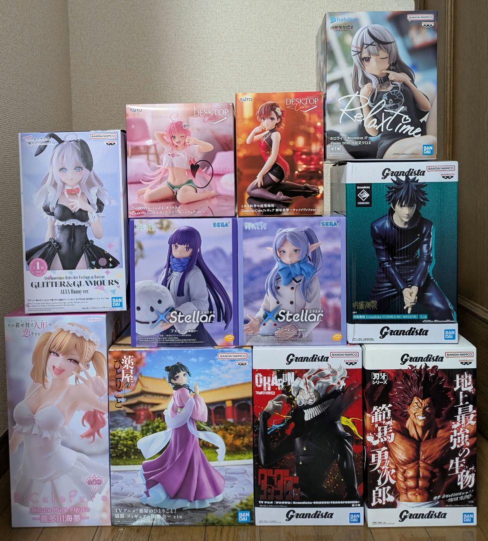 最新込み プライズフィギュアまとめ売り 11体 ジャンプ系 美少女系