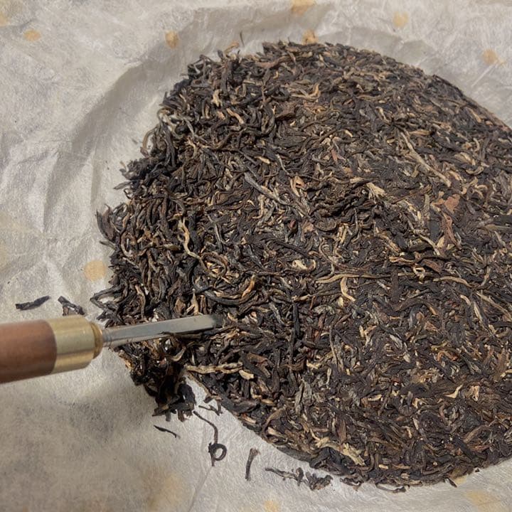 哈尼古茶 雲南省 プーアル茶「哈尼古樹」野放茶 2002年 極上